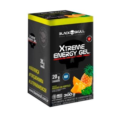 Imagem de Xtreme Energy Gel (Cx 10 Un) - Black Skull-Unissex