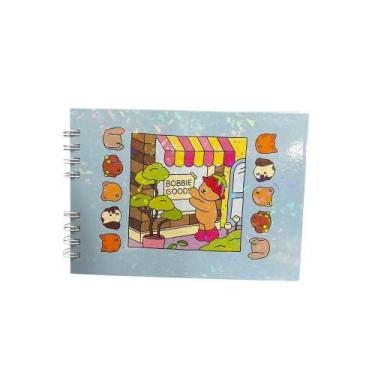Imagem de Livro Caderno Colorir Bobbie Goods 50 Folhas Desenhos Pintar Ursinho A