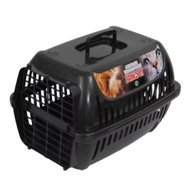 Imagem de Caixa de Transporte N1 42x30 Pets Cães e Gatos - Original e Mais Vendida! (Preto)