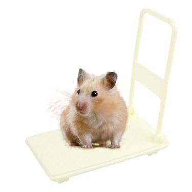 Imagem de Brinquedo para hamster, brinquedo de cama de carrinho divertido interativo, acessórios para hamster, para roedores, pequenos animais, crianças, gaiola de brincar em casa