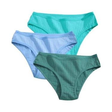 Imagem de Conjunto De Calcinhas De Algodão Femininas Lingerie Sexy Tamanhos XS-5