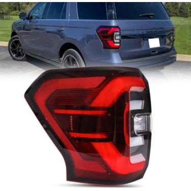 Imagem de CHELANGHU Conjunto de lâmpada de luz traseira LED adequado para Ford Expedition 2022 2023 2024 | Configuração de alta qualidade | Moldura preta | Substituição para NL1Z13405-C (lado esquerdo do