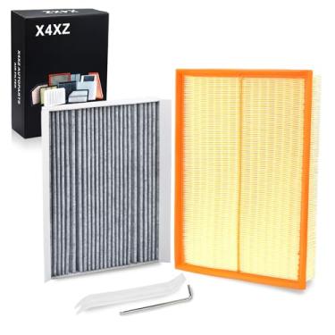 Imagem de CA10330 PC99348C Kit de filtro de ar para motor e cabine para Mercedes-Benz Sprinter 1500/2500/3500/3500XD/4500, 2019-2021 Freightliner Sprinter 1500/2500/3500/3500/3500/3500 Substituição 00XD e