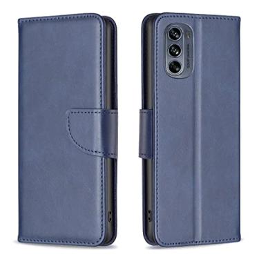 Imagem de For Motorola Moto G62 Lambskin Texture Leather Phone Case