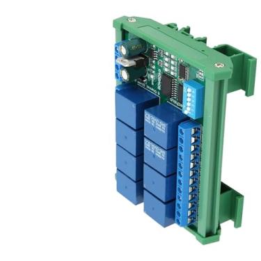 Imagem de Ymiko Módulo de relé RS485 de 8 Canais 12V para Sistemas de Controle Remoto e Automação, Compatível Com Protocolo RTU (#2)