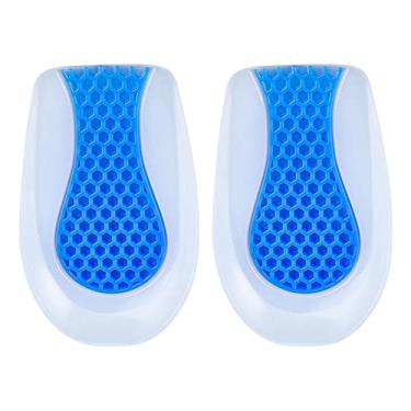 Imagem de Palmilhas de silicone para calcanhar macias sapatos Almofadas Inserções Protetores proteção do Alivio dor Cuidado com os pés muito grandes salto alto