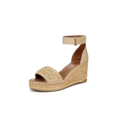Imagem de Franco Sarto Sandália feminina Clemens7 Espadrille Wedge, Ráfia bege natural, 37