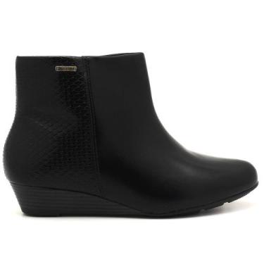 Imagem de Bota Modare Cano Curto Snake Ultraconforto Anabela Feminino 7076100, P