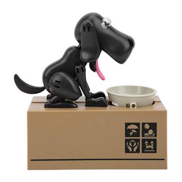 Imagem de Jectse Banco Robótico de Moedas para Cães, Cofrinho Automático Com Movimentos Realistas, Come e Salva Moedas, para Crianças de 3 Anos ou Mais (BLACK)