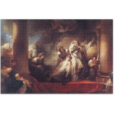 Imagem de Jean Honoré Fragonard Print Art Quebra-cabeça 500 peças cenário adulto arte floral paisagem quebra-cabeça elefante branco presentes engraçado, 51 x 35 centímetros