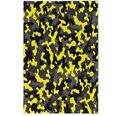Imagem de Quebra-cabeças 500 peças para adultos desenho animado animal arte abstrata preto amarelo legal Prime quebra-cabeças divertidos bobos, 500 peças, 52 cm x 37,8 cm