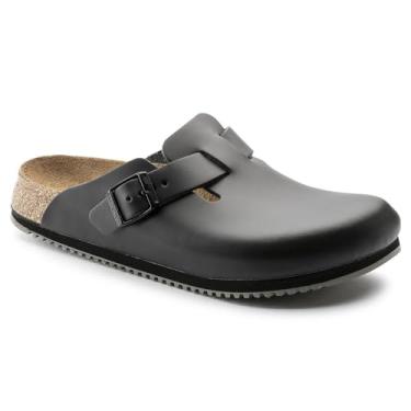 Imagem de Birkenstock Sandália masculina Arizona SFB, Preto, 12 Big Kid