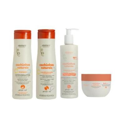 Imagem de Kit Arvensis Cachinhos (Sh+Cond+Ativador Ondulados+Máscara2x1)