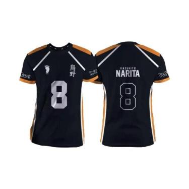 Imagem de Camiseta Unissex De Manga Curta Com Estampa De Anime Haikyuu Hinata Pa
