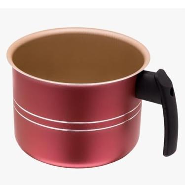 Imagem de Canecão Nº12 Nº14 e Nº16cereja/creme com 5 camadas de antiaderente (Nº14 (1,600 Litros))