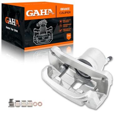 Imagem de GAHA 19B3277 Pinça de freio traseira esquerda do lado do motorista com suporte para Toyota Sequoia 2008-2017, Toyota Tundra 2007-2015, conjunto de pinça de freio a disco traseiro