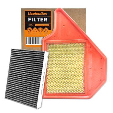Imagem de Filtro de ar de motor de cabine com kit de carvão ativado para Chrysler Town & Country (2011-2016) Dodge Grand Caravan (2011-2020) Ram C/V (2012-2015) Volkswagen Routan (2011-2014) #CF10743 CA11050