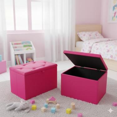 Imagem de Armazenamento médio, puff bau(PINK)