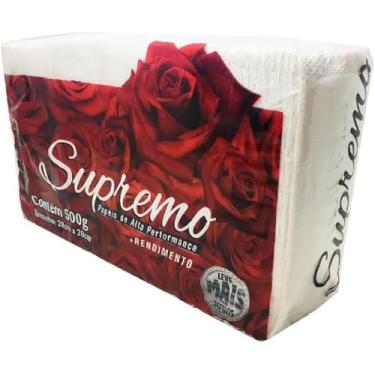 Imagem de Papel Toalha Interfolha 2 Dobras Extra Branco 20x20 cm 1000 Folhas Enxuga Bem para Casa Industrias