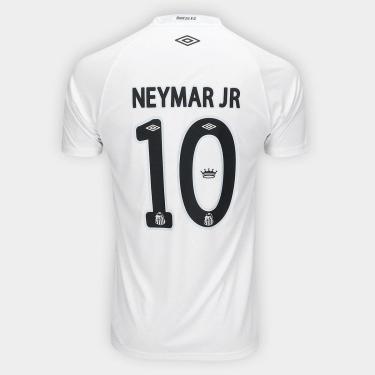 Imagem de Camisa Santos I 25/26 Neymar N° 10 Torcedor Umbro Masculina-Masculino