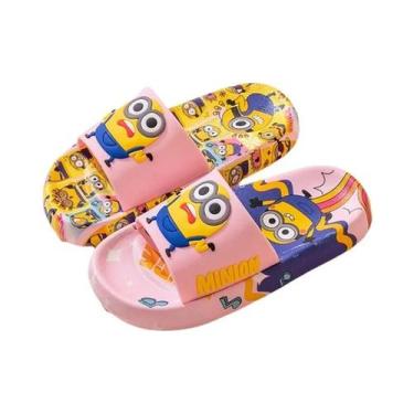 Imagem de Sandálias Antiderrapantes De PVC Para Crianças Minions Leves Para Uso 