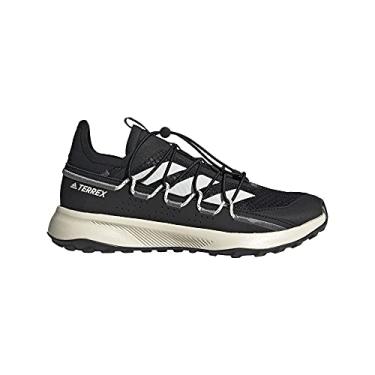 Imagem de adidas Tênis de corrida feminino Terrex Voyager 21 Trail – Tênis de caminhada, Preto, 34