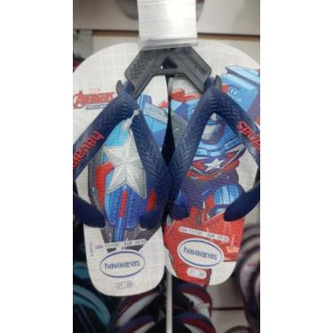 Imagem de Havaiana Infantil Capitão América, 30