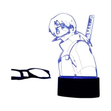 Imagem de Luz Noturna 3D Kakashi Shippuden Sasuke, Figura De Ação De Anime, Mode