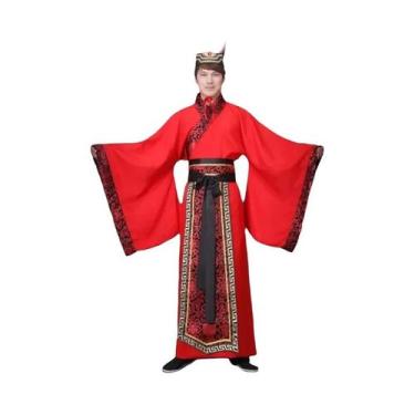 Imagem de Vestido Hanfu Feminino De Manga Longa Em Estilo Antigo Com Patchwork, 