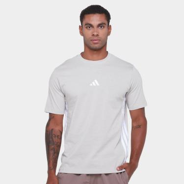 Imagem de Camiseta Adidas 3 Listras Stretch Masculina-Masculino