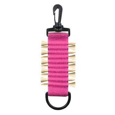 Imagem de Lljsszr Suporte para 10 Tees de Golfe - Organizador Portátil para Homens E Mulheres - Ideal para Treinos E Prática de Golfe. Perfeito para Cinto de Golfe E Dr, ROSA