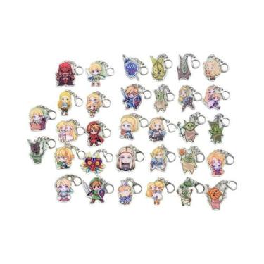 Imagem de Chaveiro De Acrílico Zelda Anime, Charme Fofo Para Bolsa, Pingente Par