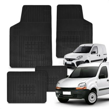 Imagem de Jogo Tapete 100% Borracha Kangoo 2008 A 2018 Impermeável Antiderrapante Automotivo 4 Peças