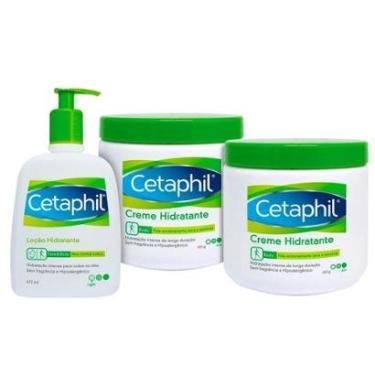 Imagem de Cetaphil Kit –  2x Creme Hidrantante + Loção Hidratante Kit-Unissex