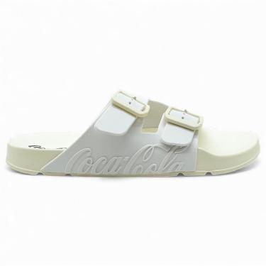 Imagem de Sandalia Coca Cola Ares Slide Casual Fivelas Macia Unissex-Unissex