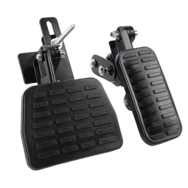 Imagem de aqxreight Extensores de Pedal de Freio a Gás, Extensor de Pedal Antiderrapante de Aço Ajustável para Motoristas Curtos, Com Design de Suporte para Carros, Passeio de Kart Em Carrinhos de