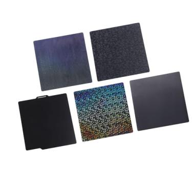 Imagem de WALFRONT Kit de Placa de Construção de Impressora 3D Folha PEI Magnética Forte Com 4 Filmes de Transferência 257x257mm para P1S P1P Resistência a Altas Temperaturas de até 392 ℉ PLA PETG ABS PEEK