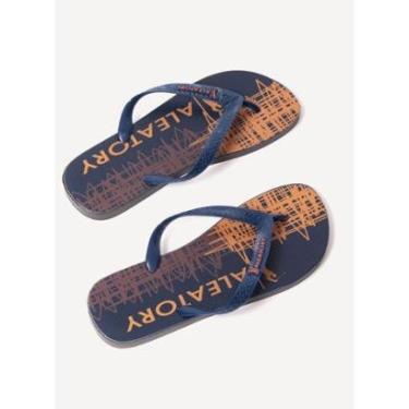 Imagem de Chinelo Aleatory Estampado Draw Marinho-Masculino