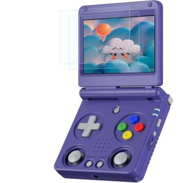 Imagem de Futanwei Película protetora de tela RG34XXSP, [pacote com 2] película de vidro temperado HD [dureza 9H] [antiarranhões] compatível com Aivuidbs Ayhgicxt GiipGoop Voacle Anbernic RG34XXSP console de