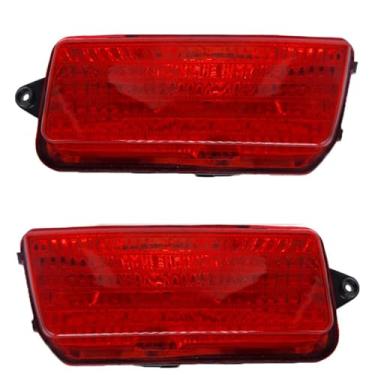 Imagem de Farol de neblina do para-choque traseiro, luz de neblina, luz de freio, luz de neblina traseira, compatível com Jeep Grand Cherokee 2006 2007 2008 2009 2010 (1 par)