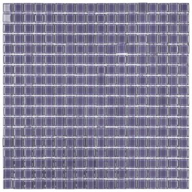 Imagem de Kit 1m² Pastilha de Vidro Cristal 30cm X 30cm Roxa