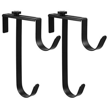 Imagem de Gancho Ajustável de Alumínio para Piscina Varetas e Acessórios Pendurado em Cerca Parede Design cercas corrimãos 2PCS Ganchos Armazenamento