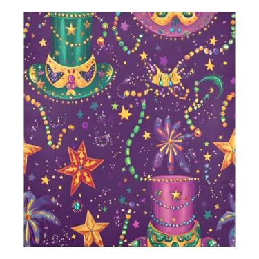 Imagem de Blueangle Contas de carnaval capa de ímã para lava-louças, decoração de capa frontal de lava-louças, adesivos de eletrodomésticos, adesivos de eletrodomésticos, 58 cm C x 66 cm adesivo magnético