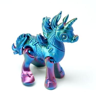 Imagem de Crocodilo impresso em 3D, brinquedos fidget , animais misteriosos articulados flexíveis, presente surpresa para festival, decoração de estatuetas domésticas, decorações de mesa executiva (RGB)