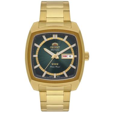 Imagem de Relógio Orient Masculino Automático Dourado 4,1cm 50m