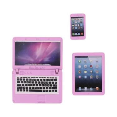 Imagem de Acessórios Para Bonecas BJD De 30CM: Mini Computador, Celular, Tablet,