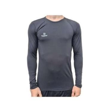 Imagem de Camisa Térmica Treino Proteção Manga Longa Topper UV50 Regular Fit Ref - 4323083-Unissex