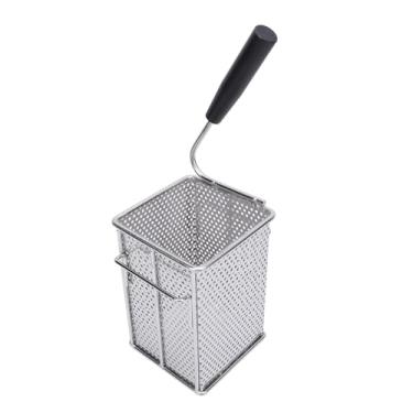Imagem de Cesta de fritura de aço inoxidável 304 com alça durável e resistente a alta temperatura cesta de fritura para cozinha, cozinhar, churrasco, piqueniques