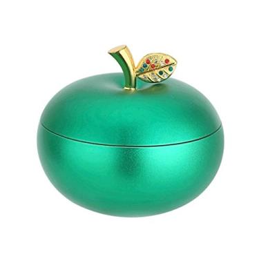 Imagem de Cinzeiro Acessórios para fumar Cinzeiros de Maçã Moagem Colorida Liga de Alumínio Arenáceo Cinzeiro de Maçã com Capa para Amigo para Exterior Interior (Cor: Rosa) (Verde)