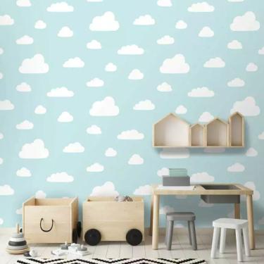 Imagem de Papel de Parede HF Petit Infantil Azul 61821